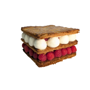 Le millefeuille Framboise par Thibault Cousin